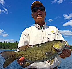 Fantastic Trophy Smallmouth Bass Fishing at Fireside Lodge in Canada